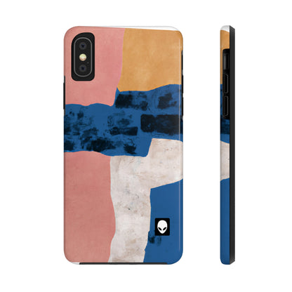 "Interacción de luces y sombras: un collage abstracto" - The Alien Tough Phone Cases