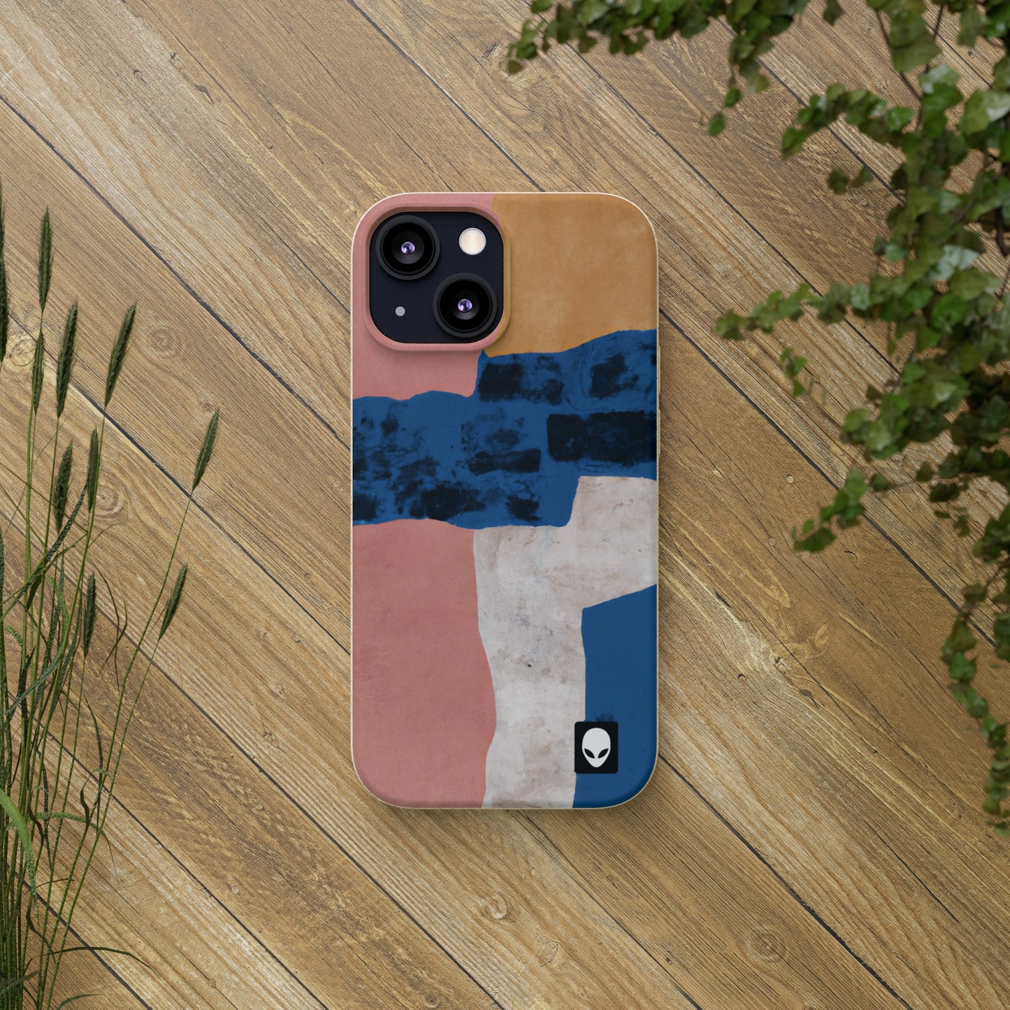 „Zusammenspiel von Licht und Schatten: Eine abstrakte Collage“ – The Alien Eco-Friendly Cases