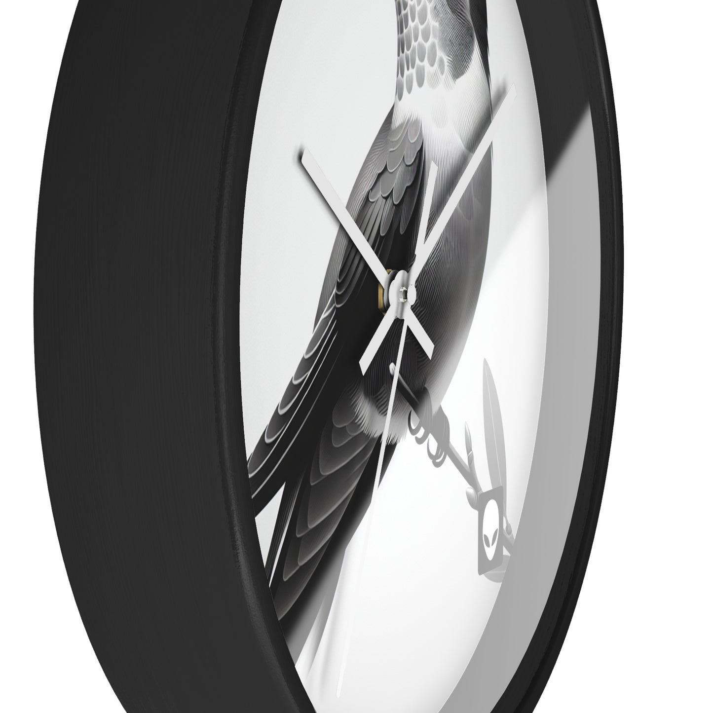 „A Melodic Moment“ – Die Alien-Wanduhr im Minimalismus-Stil