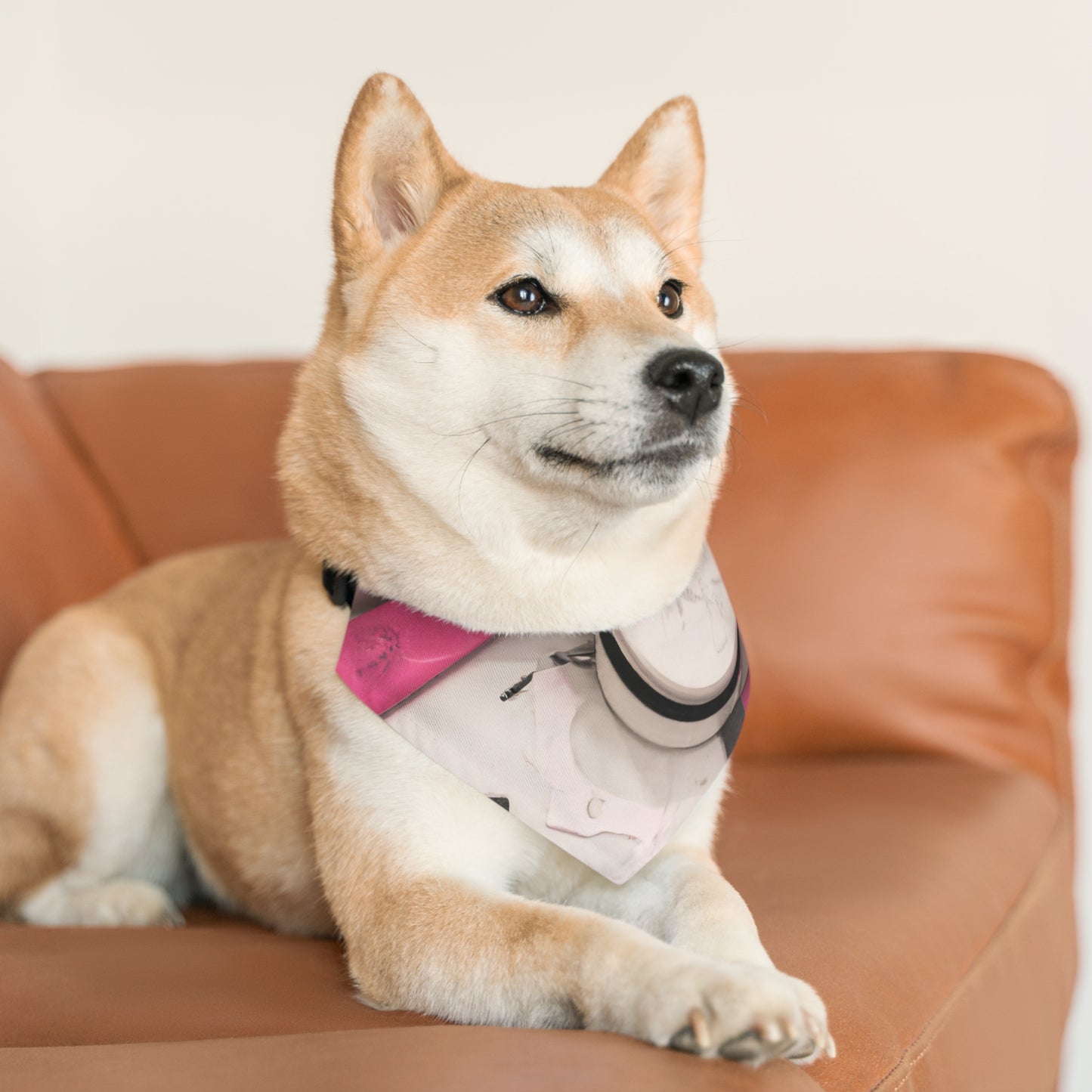 "A Reflection in the Bathroom" - The Alien Pet Bandana Collar