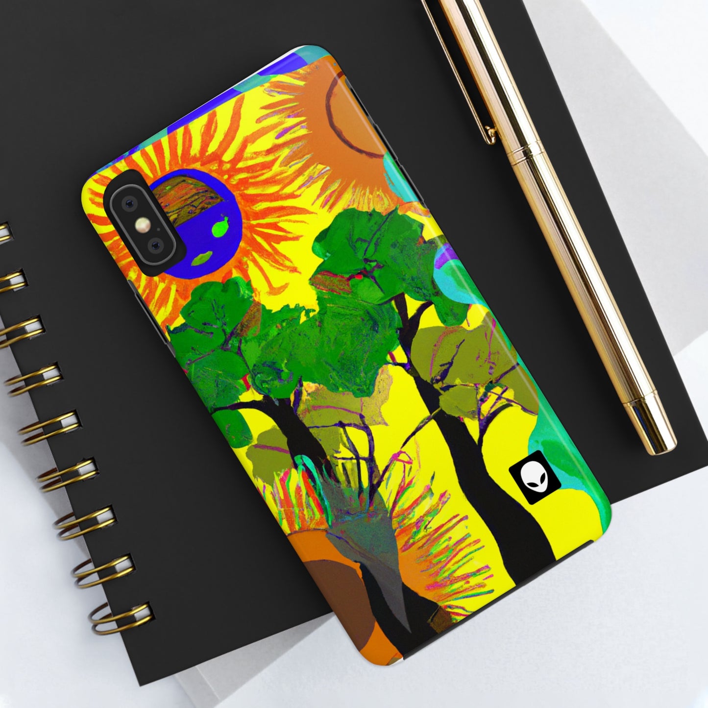 "Colisión de la belleza de la naturaleza": The Alien Tough Phone Cases