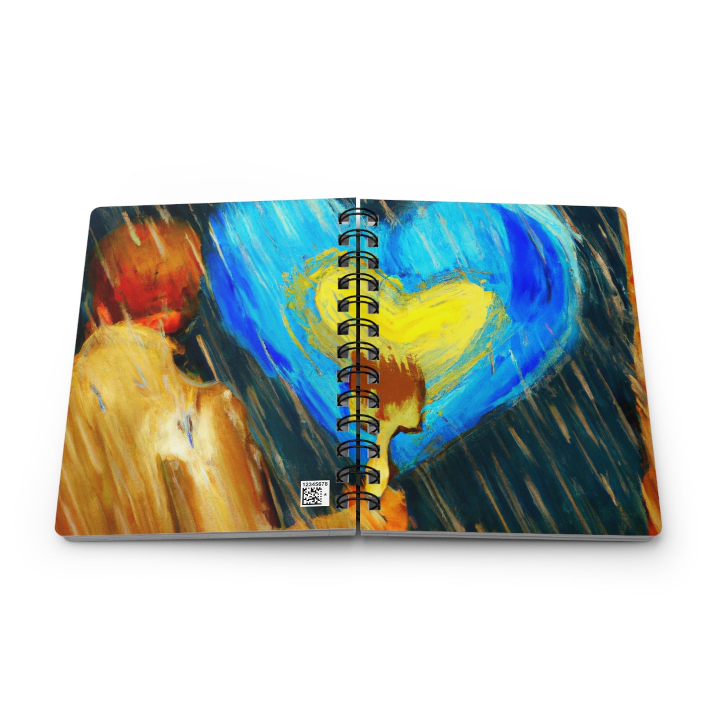 "Life-size Love in a Stormy Sky" - The Alien Spiral Bound Journal