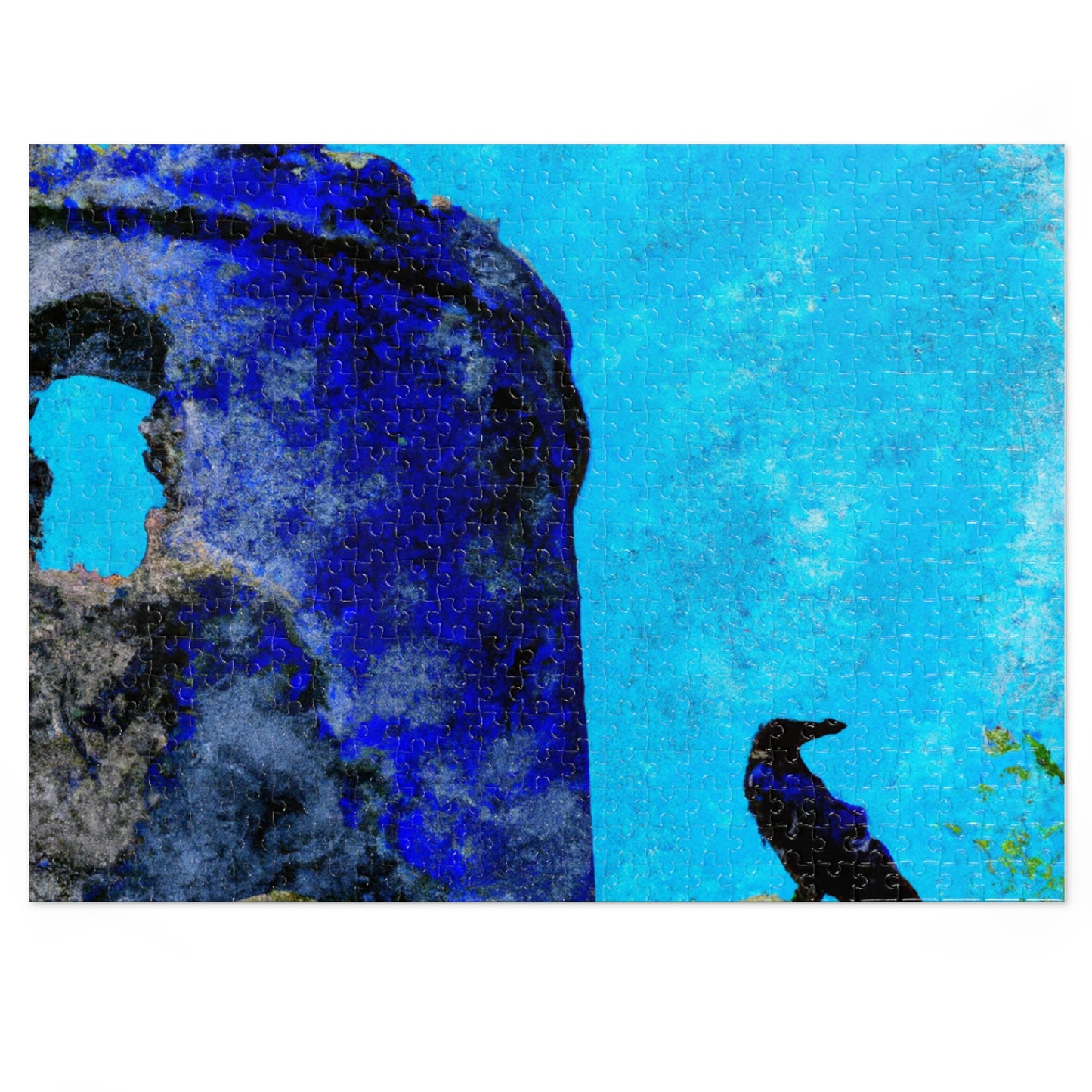 "Crow's Perch on a Waning Tower" - The Alien Jigsaw Puzzle