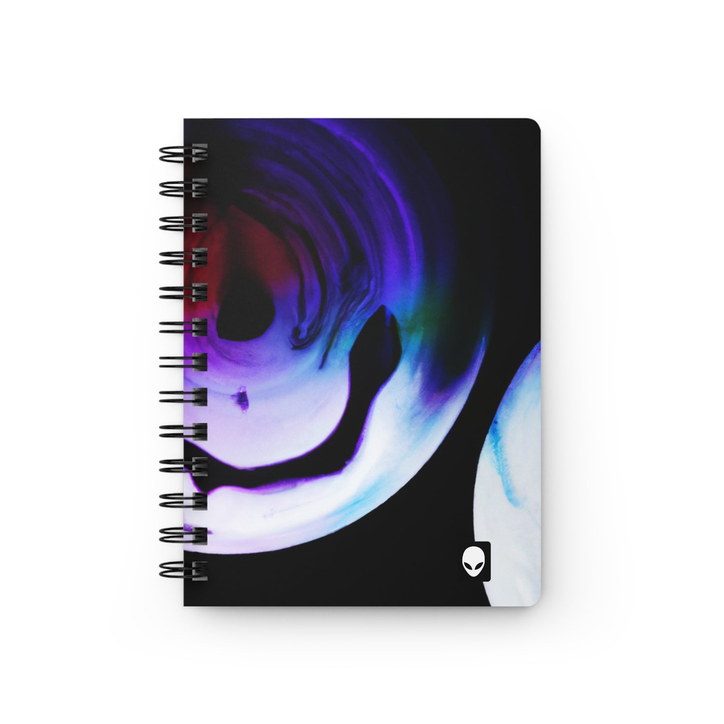 "Exploring Contrasts: A Colorful Dance of Luminance and Chromatic Aberration" - The Alien Spiral Bound Journal