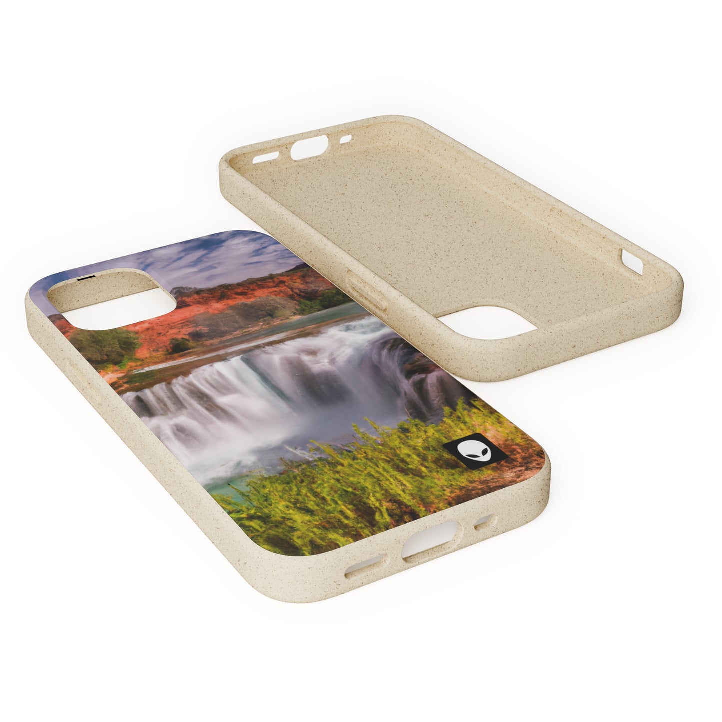 "Capturing Nature's Beauty: Crafting an Iconic Landscape in Vibrant Art" - The Alien Eco-friendly Cases