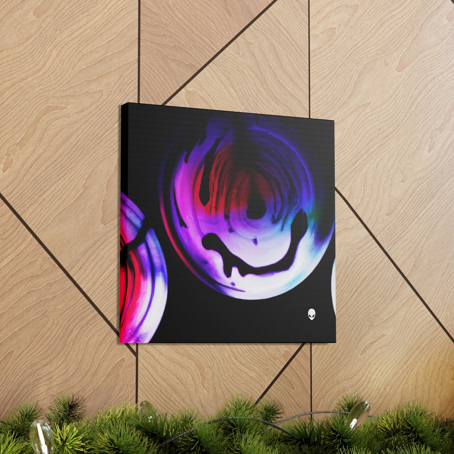 "Exploring Contrasts: A Colorful Dance of Luminance and Chromatic Aberration" - The Alien Canva