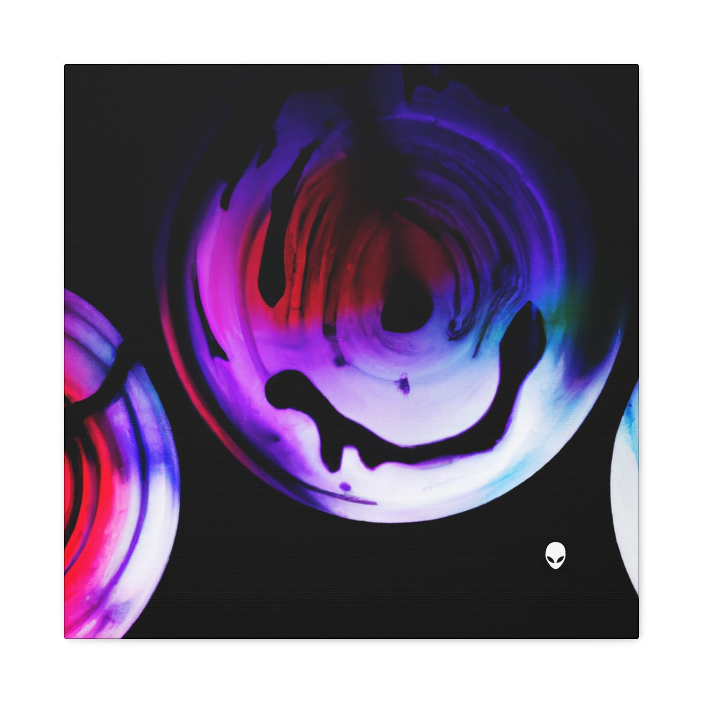 "Exploring Contrasts: A Colorful Dance of Luminance and Chromatic Aberration" - The Alien Canva