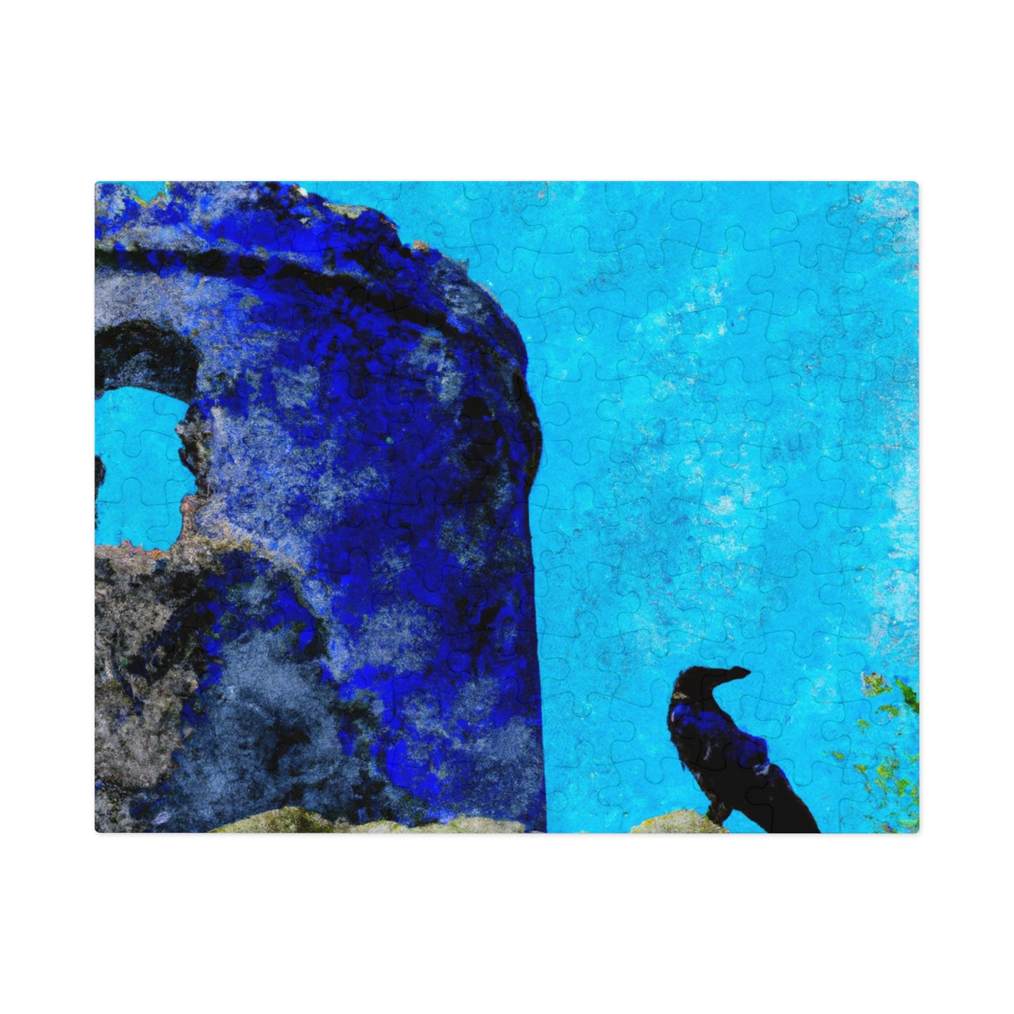 "Crow's Perch on a Waning Tower" - The Alien Jigsaw Puzzle