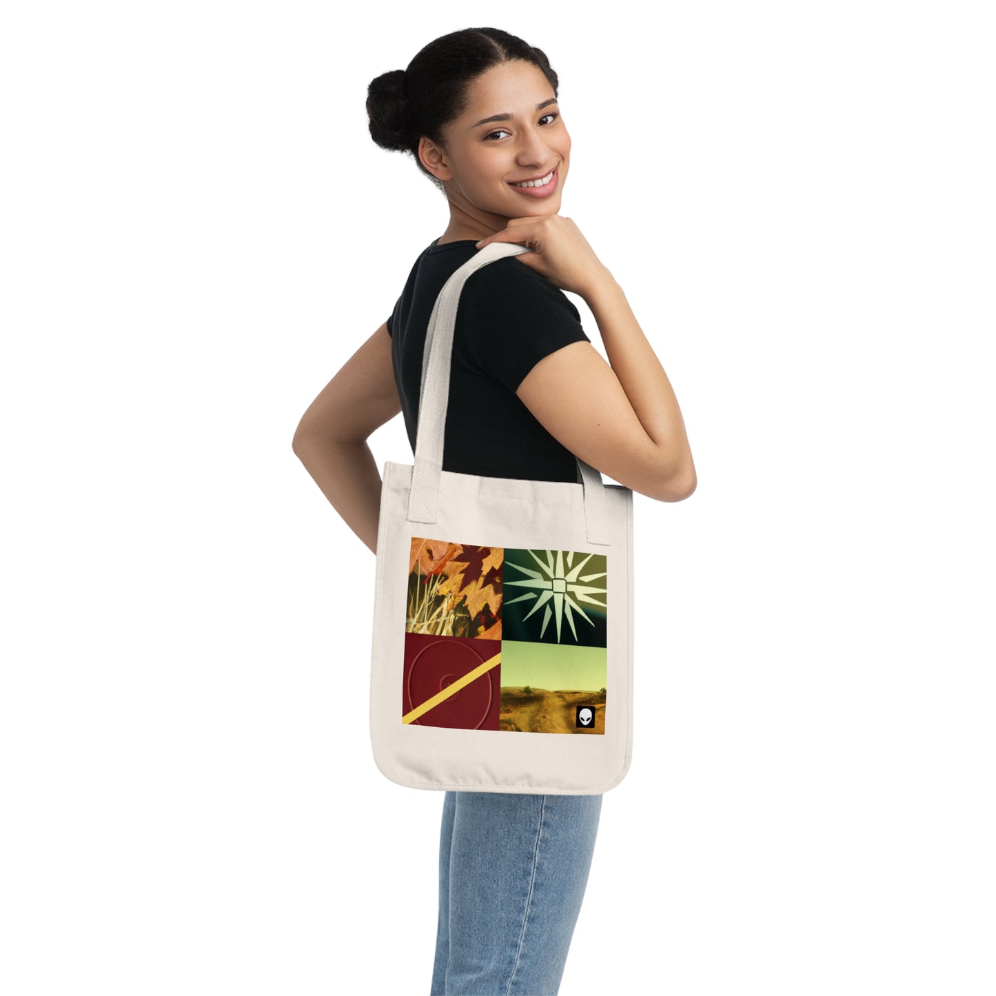 "A Reflection of My Journey: A Collage of Growth and Transformation" - The Alien Eco-friendly Tote Bag