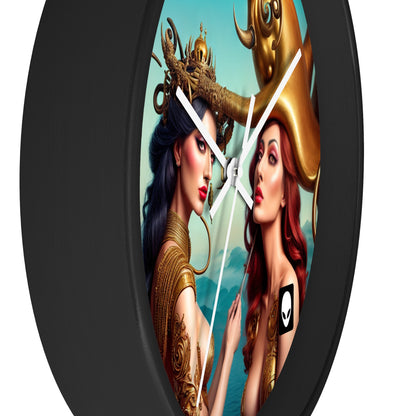 "Metaphorical Madness: An Exploration of Salvador Dali's Surreal Worlds" - The Alien Wall Clock