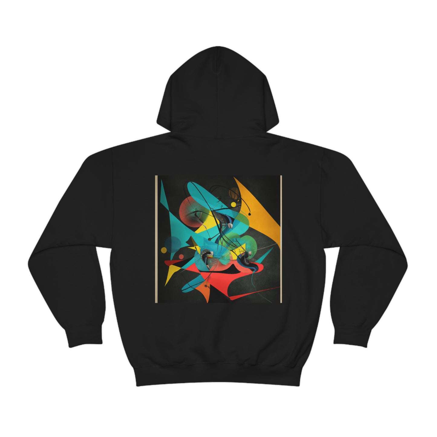 „Illusionäre Perspektive: Ein bunter Tanz des Lichts“ – The Alien Unisex Hoodie