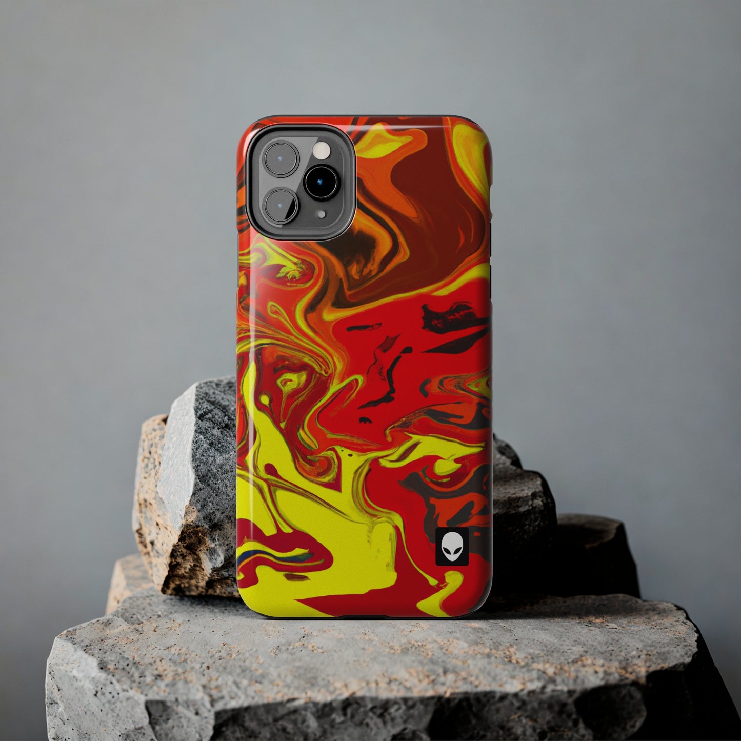 "Abstract Energy in Motion" - The Alien Tough Phone Cases