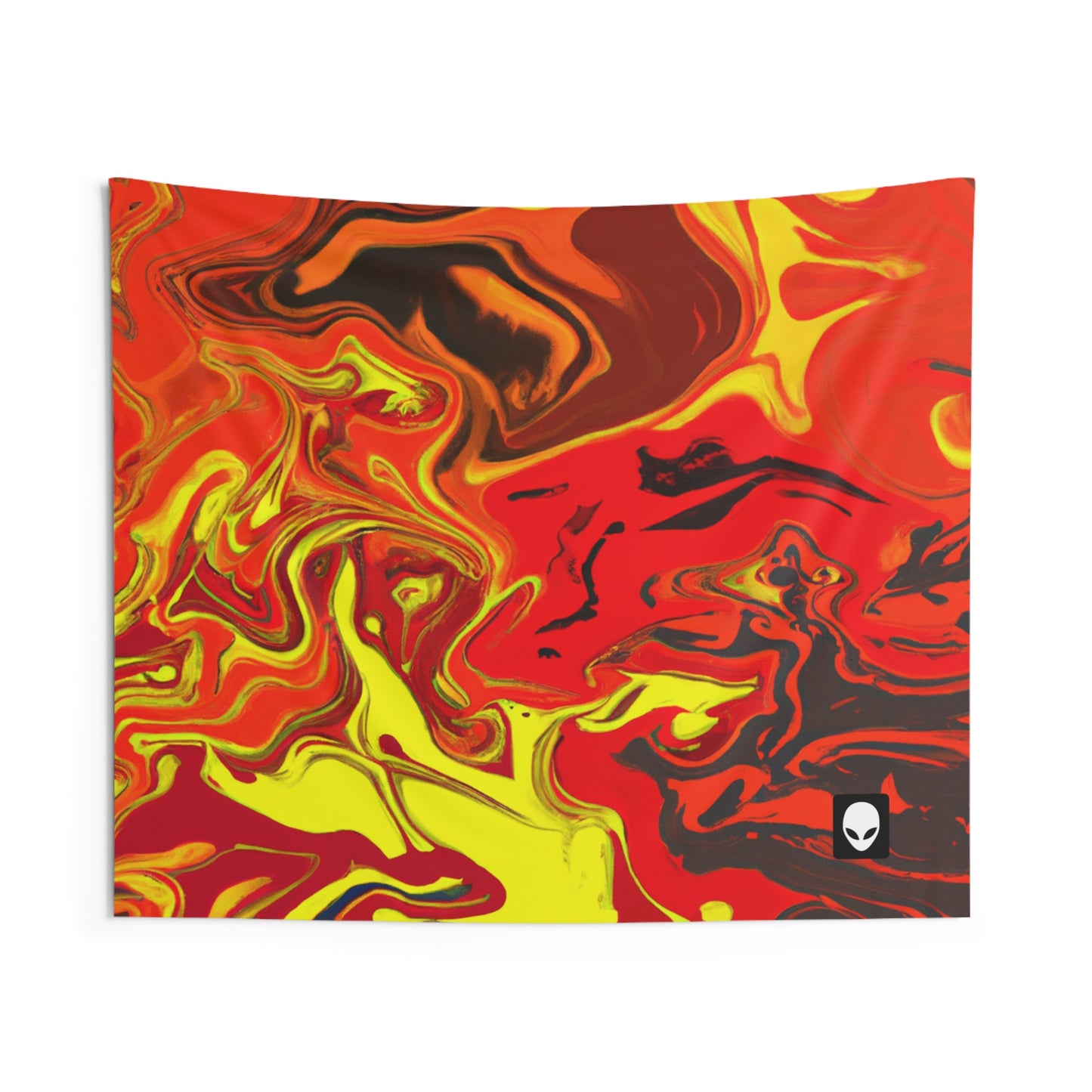 "Abstract Energy in Motion" - The Alien Wall Tapestries