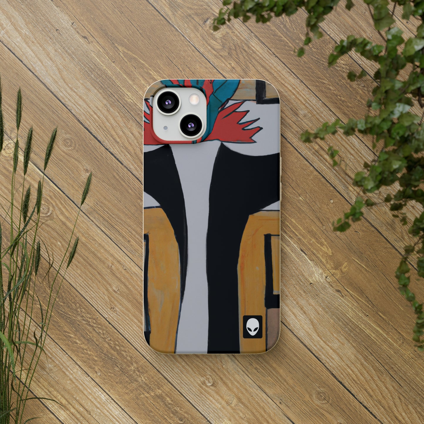 „Erforschung von Balance und Muster in der abstrakten Kunst“ – The Alien Eco-Friendly Cases