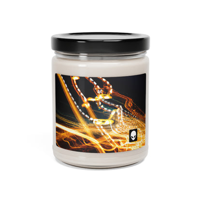 "Chaotic Disruption: An Abstract Exploration" - The Alien Eco-friendly Soy Candle