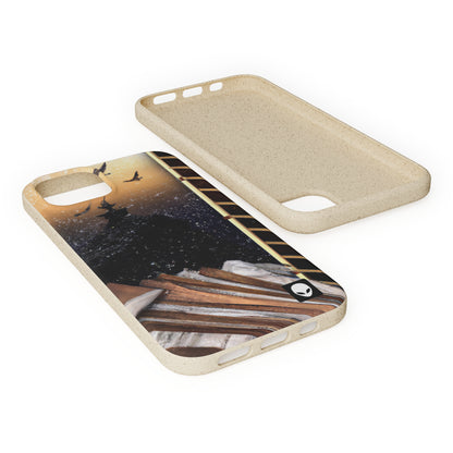 "A Tale of Storytelling Art: A Mixed Media Masterpiece" - The Alien Eco-friendly Cases