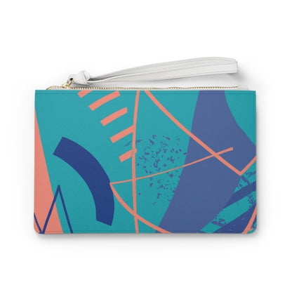 Geometrische Kunst: Eine Erkundung von Farbe und Form – Die Alien Clutch Bag