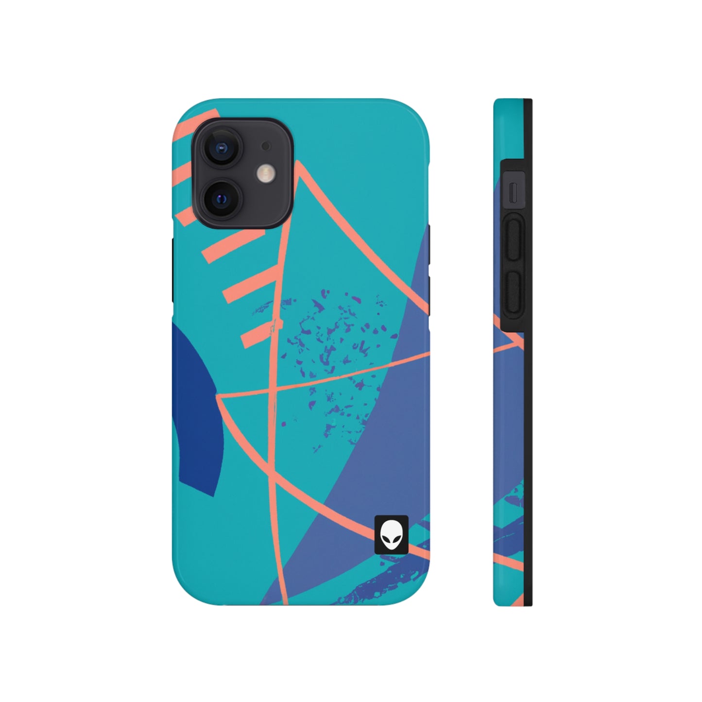 Geometrische Kunst: Eine Erforschung von Farbe und Form – The Alien Tough Phone Cases