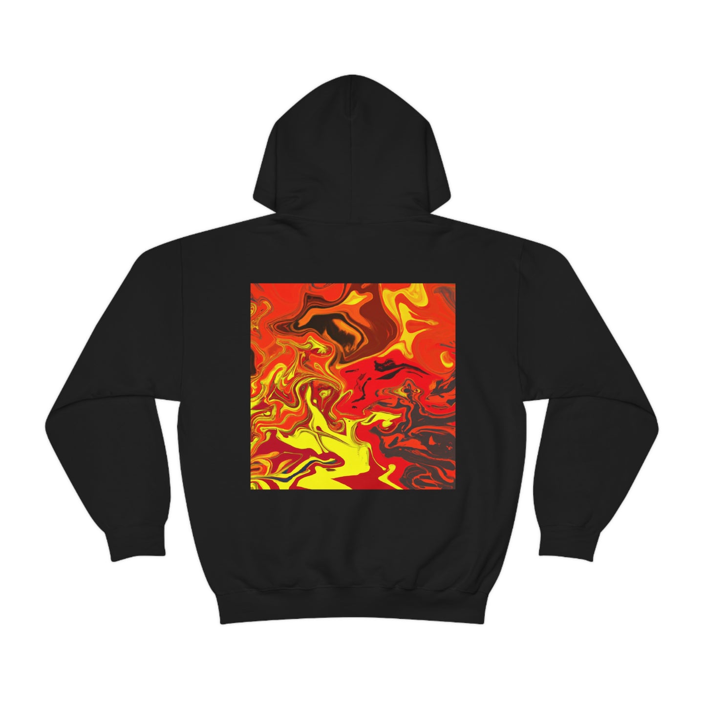 "Energía abstracta en movimiento" - La sudadera con capucha unisex Alien