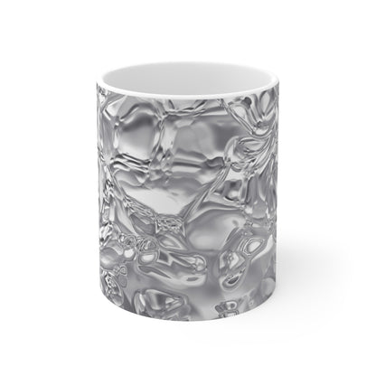 Shimmer Steel - The Alien Ceramic Mug 11oz