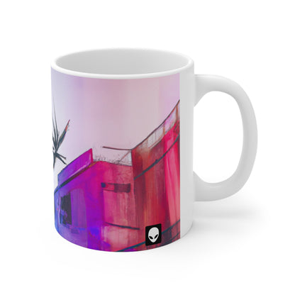 "Exploring Photographs in Color" - The Alien Ceramic Mug 11 oz