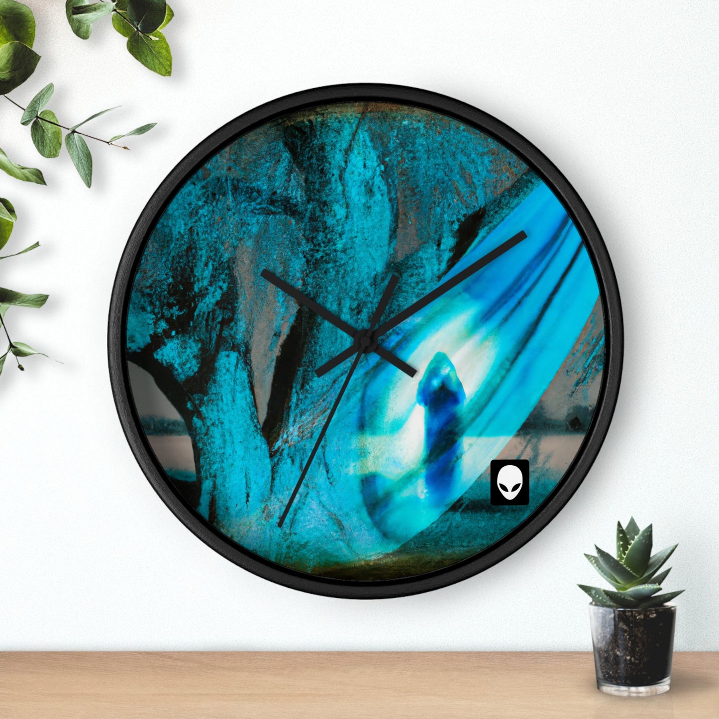 "Dreamscape: Exploring the Inner Realm" - The Alien Wall Clock