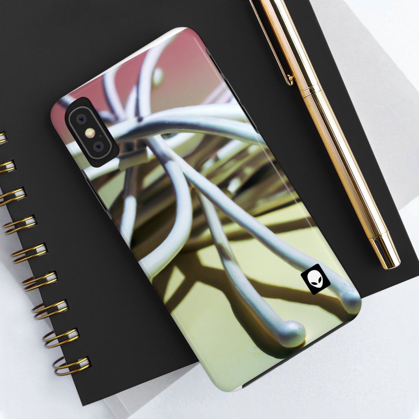 "Abstract Artistry: Constructing Emotion from Common Objects" - The Alien Tough Phone Cases