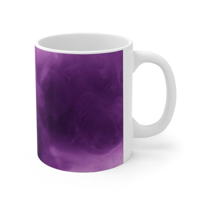 Pruple Smoke - La taza de cerámica alienígena 11oz