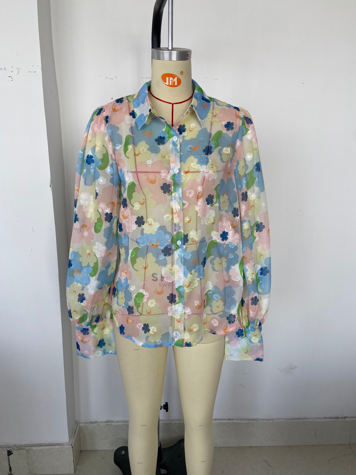 Retro Colorful Shirt Top for Women Summer Shirt