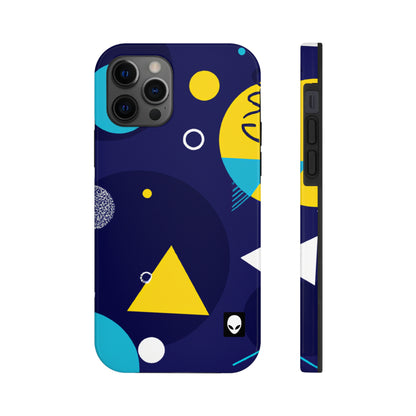 „Geometrische Fusion: Erwecken Sie Ihre Vision zum farbenfrohen Leben“ – The Alien Tough Phone Cases