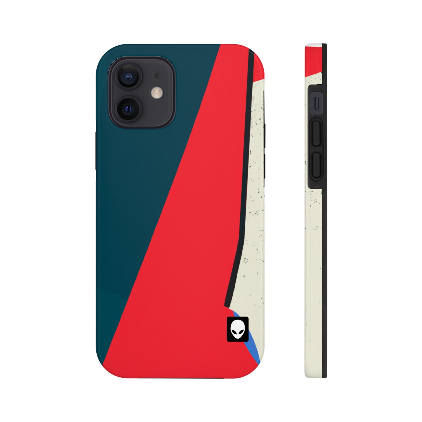 "Abstract Expressionism: Exploring Lines and Shapes" - The Alien Tough Phone Cases