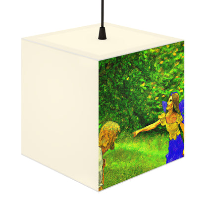 The Fairy and the Brave Adventurer - The Alien Light Cube Lamp