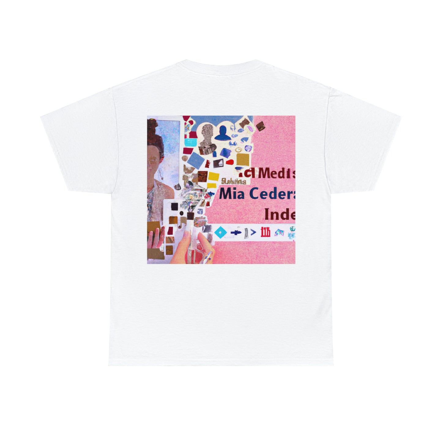 „Aufbau einer Online-Identität: Eine Social-Media-Collage“ – Das Alien-T-Shirt