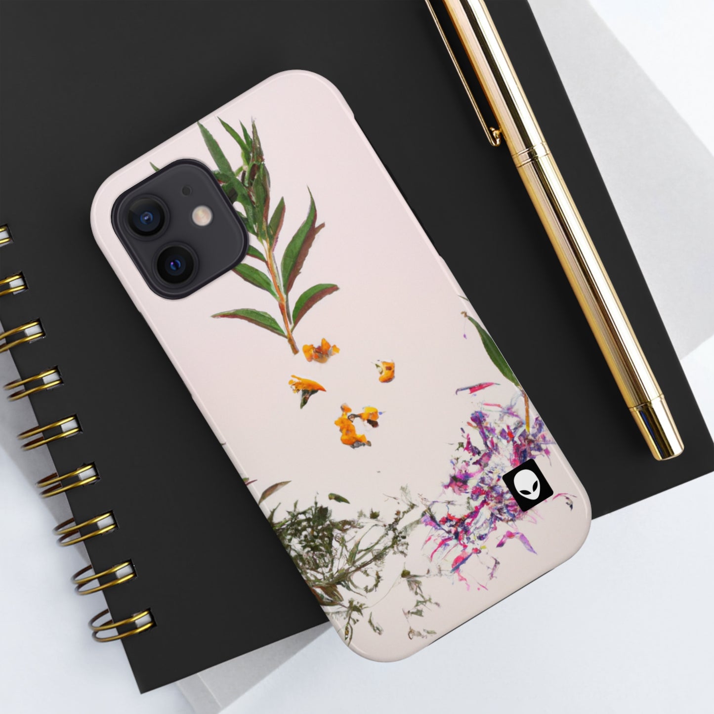 "Explorando la paleta de la naturaleza: un experimento en arte abstracto" - The Alien Tough Phone Cases