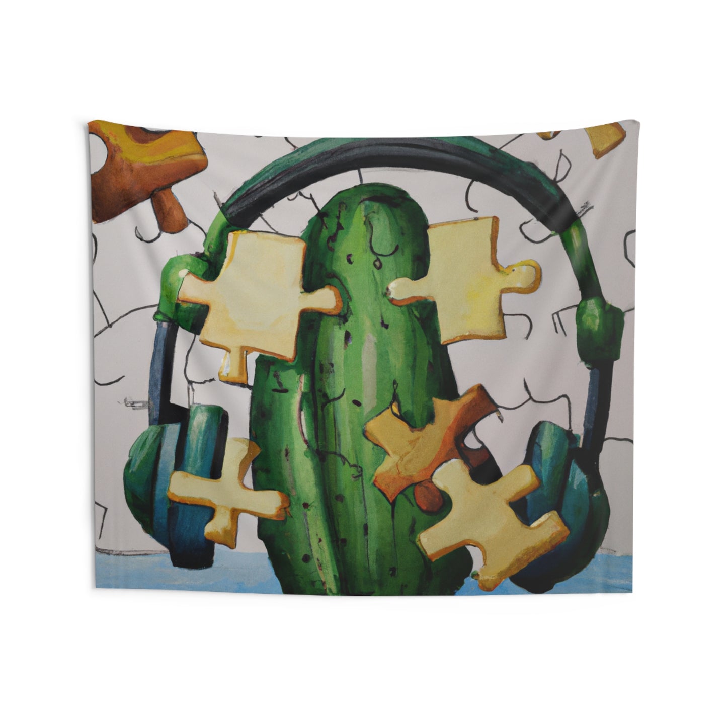 "Cactified Puzzle Time" - The Alien Wall Tapestries