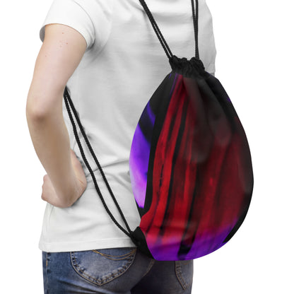 "Exploring Contrasts: A Colorful Dance of Luminance and Chromatic Aberration"- The Alien Drawstring Bag