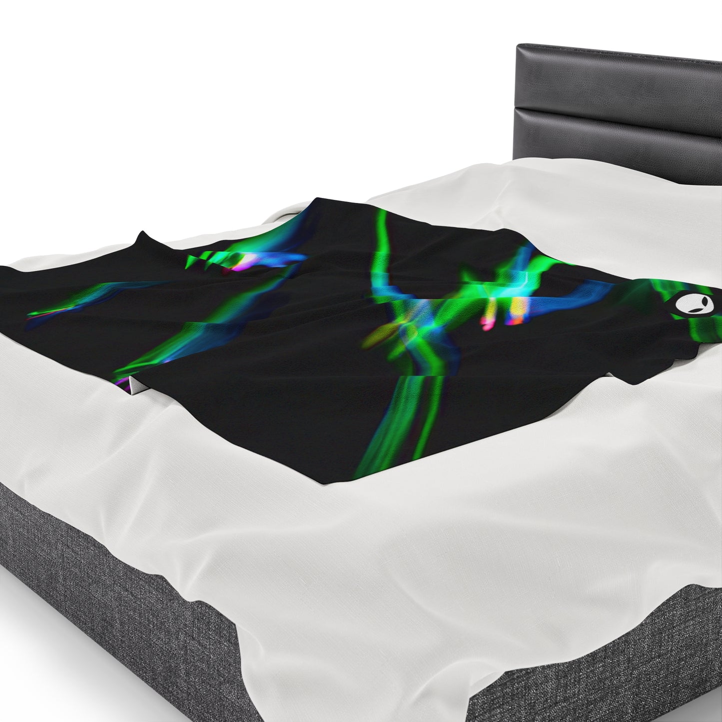 "Illuminated Splendor" - The Alien Velveteen Plush Blanket