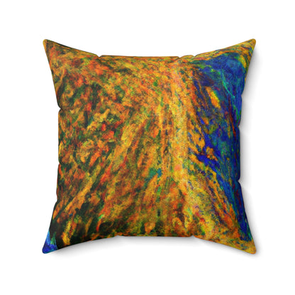 "Attraction Ignited" - The Alien Square Pillow