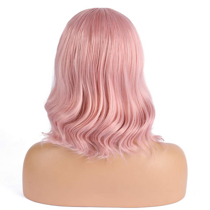 Cabello largo y rizado rosa Qi Liu Haizhong