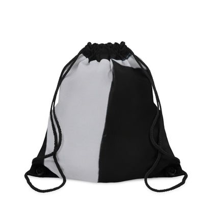 "Exploring Balance and Pattern in Abstract Art"- The Alien Drawstring Bag