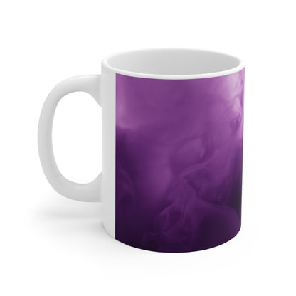 Pruple Smoke - La taza de cerámica alienígena 11oz