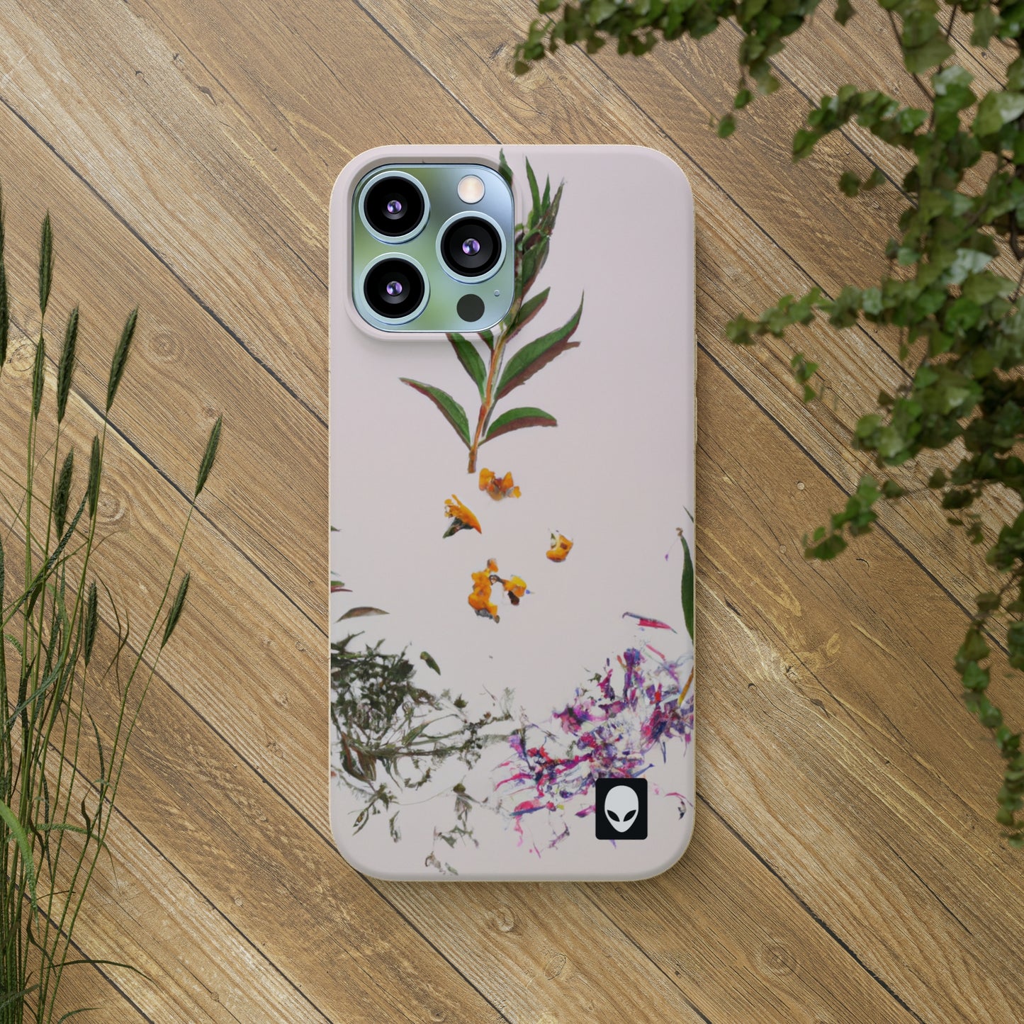 "Exploring Nature's Palette: An Experiment in Abstract Art" - The Alien Eco-friendly Cases