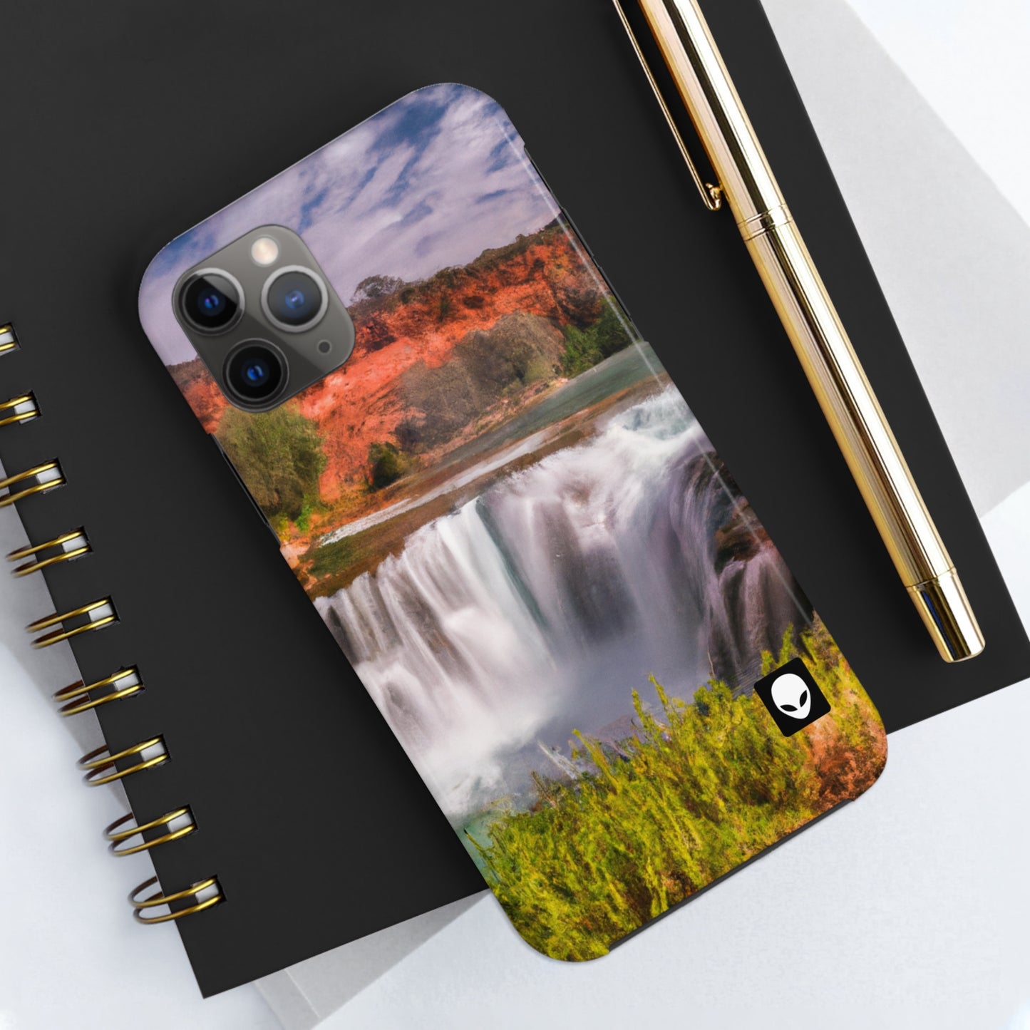 „Die Schönheit der Natur einfangen: Eine ikonische Landschaft in lebendiger Kunst gestalten“ – The Alien Tough Phone Cases