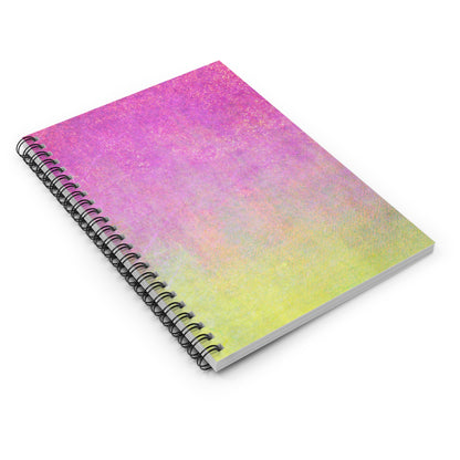 Gilded Graffiti - The Alien Spiral Notebook (Ruled Line)