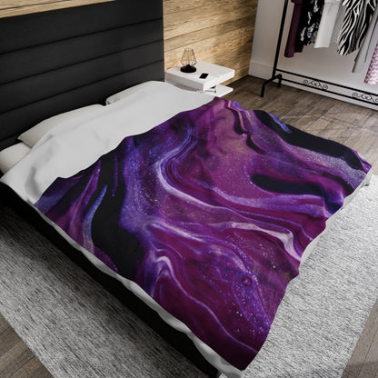 Palette Possibilities - The Alien Velveteen Plush Blanket