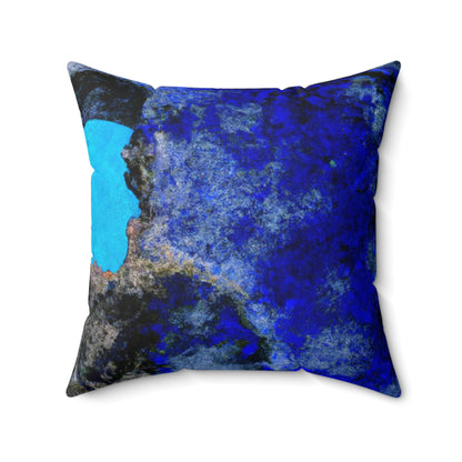 "Crow's Perch on a Waning Tower" - The Alien Square Pillow