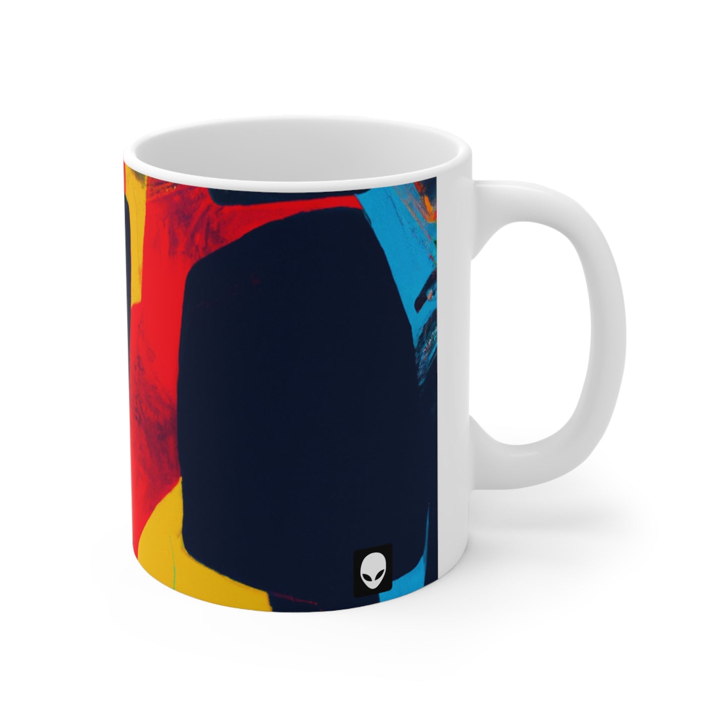 "A Mosaic of Emotion" - The Alien Ceramic Mug 11 oz