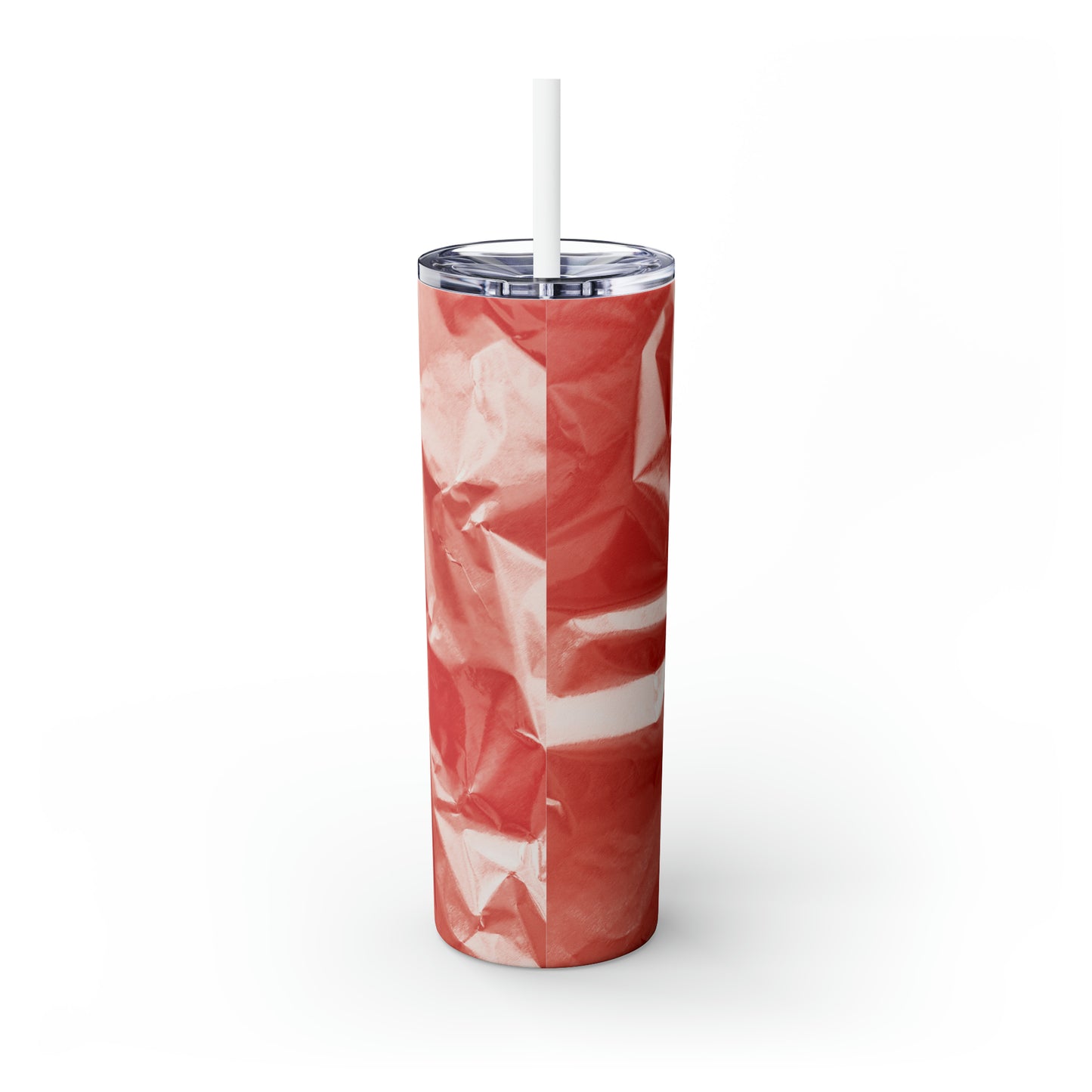 Platinum Wave - The Alien Maars® Skinny Tumbler with Straw 20oz