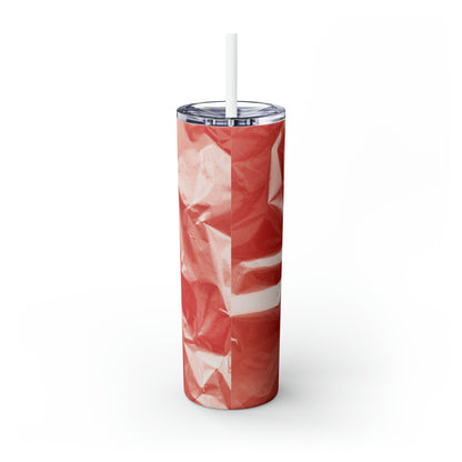 Platinum Wave - The Alien Maars® Skinny Tumbler with Straw 20oz