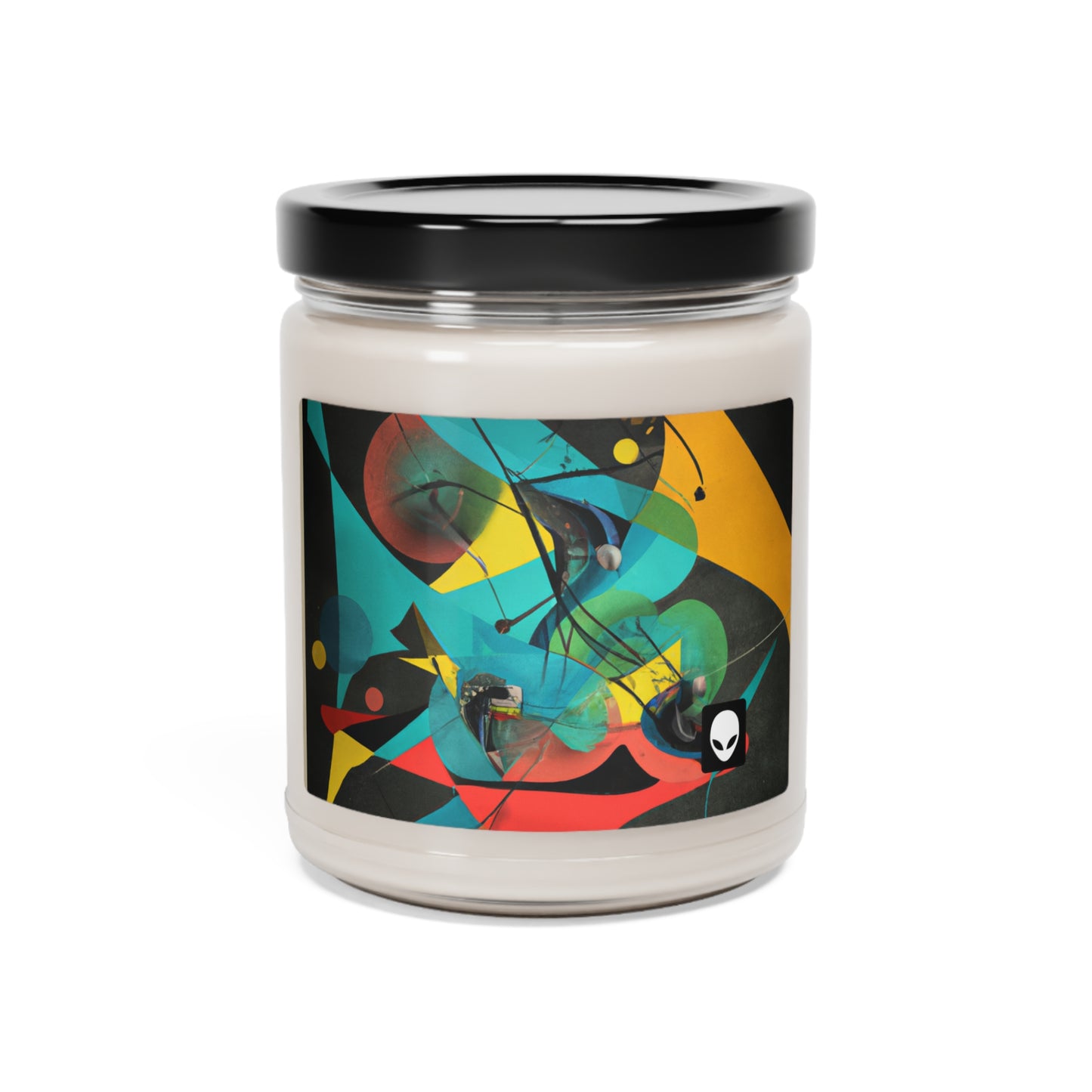 "Illusionary Perspective: A Colorful Dance of Light" - The Alien Eco-friendly Soy Candle